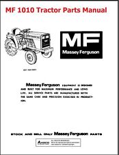 MASSEY FERGUSON MF1010  MF1020 Tractor SERVICE Parts Manual 2 for sale  New York