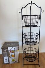 Ashland 2 or 3-Tier Wire Basket Stand for Fruit, Vegetables, Toiletries,... for sale  Shipping to South Africa