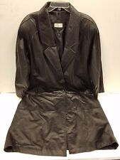 s leather trench women coat for sale  Appleton