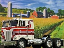 1/64 DCP WHITE/RED PETERBILT 352 COE W/ 86" SLEEPER for sale  Shipping to Canada