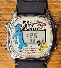 ALBA SEIKO Y753-4010 TOM & JERRY VINTAGE LCD DIGITAL Relógio de Jogo - Pesca Década de 1980 comprar usado  Enviando para Brazil
