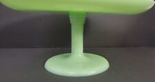 Jadeite Green Glass Cake Stand 11.75" Diameter, 5 5/8" Tall for sale  Shipping to South Africa