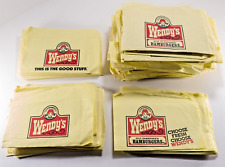 ORIGINAL VINTAGE 1980s Wendy's Yellow Napkins Lot (~150 ct.) Pre-Used 1985, 1986 for sale  Shipping to South Africa