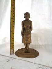 Heavy brass policewoman for sale  GREAT YARMOUTH