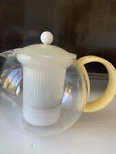Bodum teapot infuser glass herb tea VGC for sale  EXMOUTH