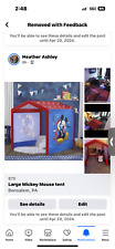 Mickey mouse tent for sale  Levittown