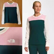 THE NORTH FACE Pullover Waffle Thermal Knit Top Base Layer Color Block Women's for sale  Shipping to South Africa