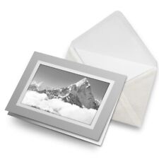 Greetings Card (Grey) BW - Snowy Mount Everest Mountaineering #36606, used for sale  Shipping to South Africa