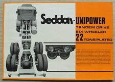 Seddon unipower tandem for sale  LEICESTER
