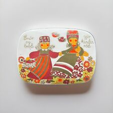 1960s Borway Figgjo Flint Turi Folklore Covered Butter Dish. Flower Power for sale  Shipping to South Africa