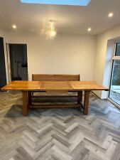 Solid oak dining for sale  WIGAN