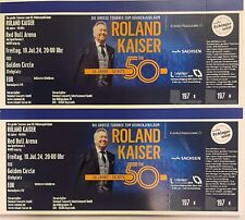Tickets roland kaiser, gebraucht gebraucht kaufen  Leipzig
