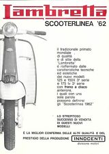 Depliant lambretta scooterline usato  Italia