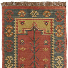 Handmade Dhurrie Rugs Wool & Jute Hand Woven Indoor Outdoor Carpet for sale  Shipping to South Africa