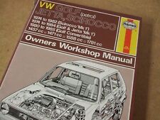 VW GOLF (Petrol) , JETTA and SOROCCO Haynes manual for sale  Shipping to South Africa
