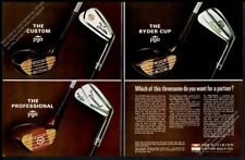 Palos de golf PGA 1968 profesionales personalizados Ryder Cup madera foto vintage anuncio impreso segunda mano  Embacar hacia Argentina