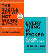 Mark Manson Collection 2 Books Set (The Subtle Art of Not Giving a | Mark Manson segunda mano  Embacar hacia Mexico