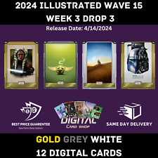 Topps Star Wars Card Trader Ilustrado CTI Wave 15 Semana 3 Cinza Dourado Branco 12 comprar usado  Enviando para Brazil