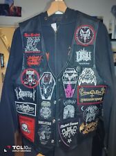 Black leather vest for sale  NORTHWOOD