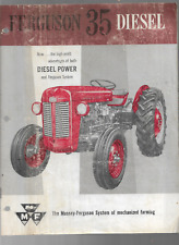 Folheto de vendas de tratores a diesel Massey Ferguson 35 comprar usado  Enviando para Brazil