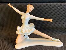 Vintage Wallendorf Germany 1764 Figure Skater Ice Skater Porcelain Figurine for sale  Shipping to Canada