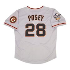 Usado, Camiseta masculina Buster Posey 2010 San Francisco Giants World Series cinza estrada comprar usado  Enviando para Brazil