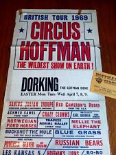 Circus hoffman poster for sale  CHATHAM