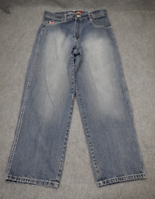 Jeans masculino vintage Southpole tamanho 34 ajuste relaxado solto azul folgado lavagem média denim, usado comprar usado  Enviando para Brazil