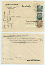 76943 - Postkarte Gerhard van Gember, Samenbau - Rheinberg 21.2.1934, usado comprar usado  Enviando para Brazil