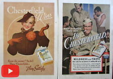Lote de anuncios de cigarrillos vintage de tabaco 1936-1950 x 10 camellos segunda mano  Embacar hacia Mexico