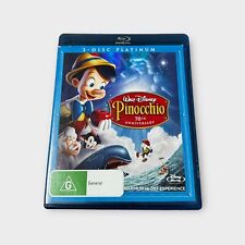Animação Disney Pinóquio 2 discos platina 70º aniversário Blu-ray região B comprar usado  Enviando para Brazil