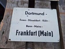 Zuglaufschild dortmund frankfu gebraucht kaufen  Düsseldorf