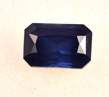 5.90Ct Natural Sri Lanka Blue Serendibite Emerald Shape Certified Loose Gemstone for sale  Shipping to South Africa