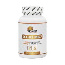 SOWELO VITAMIN D3 K2 MK7 TABLETS for sale  Shipping to South Africa