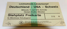 Używany, Two tickets Athletic 1978: Germany - USA United States - Switzerland in Munchen na sprzedaż  PL