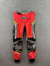 Pantalones de motocross vintage Fox 360 Racing Team Honda Red Riders talla 32 segunda mano  Embacar hacia Mexico