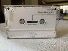 Cassete de metal usado Sony Metal Master 90 comprar usado  Enviando para Brazil