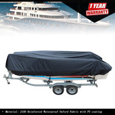 Boat Cover Trailerable Fishing Ski Bass V-Hull Runabouts Waterproof Heavy Duty for sale  Shipping to South Africa