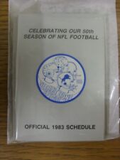 1983 american football for sale  BIRMINGHAM