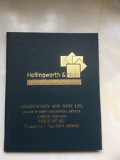Hollingworth moss bookbinding for sale  LONDON