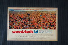 Woodstock tour poster for sale  Augusta