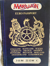 Marillion. euro passport. for sale  LONDON