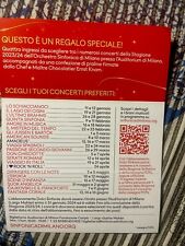 Concerti orchestra sinfonica usato  Milano