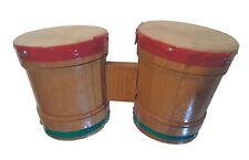 African wooden bongoes d'occasion  Expédié en Belgium