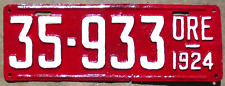 1924 oregon license for sale  Boulder