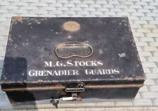Vintage Military M.G Stocks Grenadier Guards Keep Safe Box for sale  Shipping to South Africa