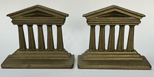Columna de templo griego neoclásico de hierro fundido sujetalibros Partenón romano segunda mano  Embacar hacia Argentina