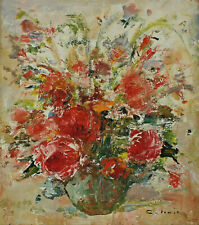 Pintura à venda de folga flor natureza morta 1 Otmar Antonio Janecek 1913 - 1996 comprar usado  Enviando para Brazil