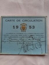 Carte circulation officielle d'occasion  Meudon