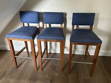 Walnut bar stools for sale  MAIDENHEAD
